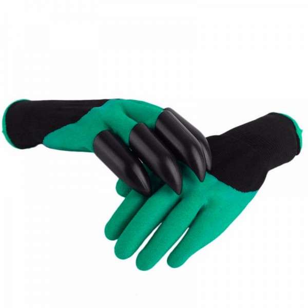 садовые перчатки с когтями Garden Genie Gloves